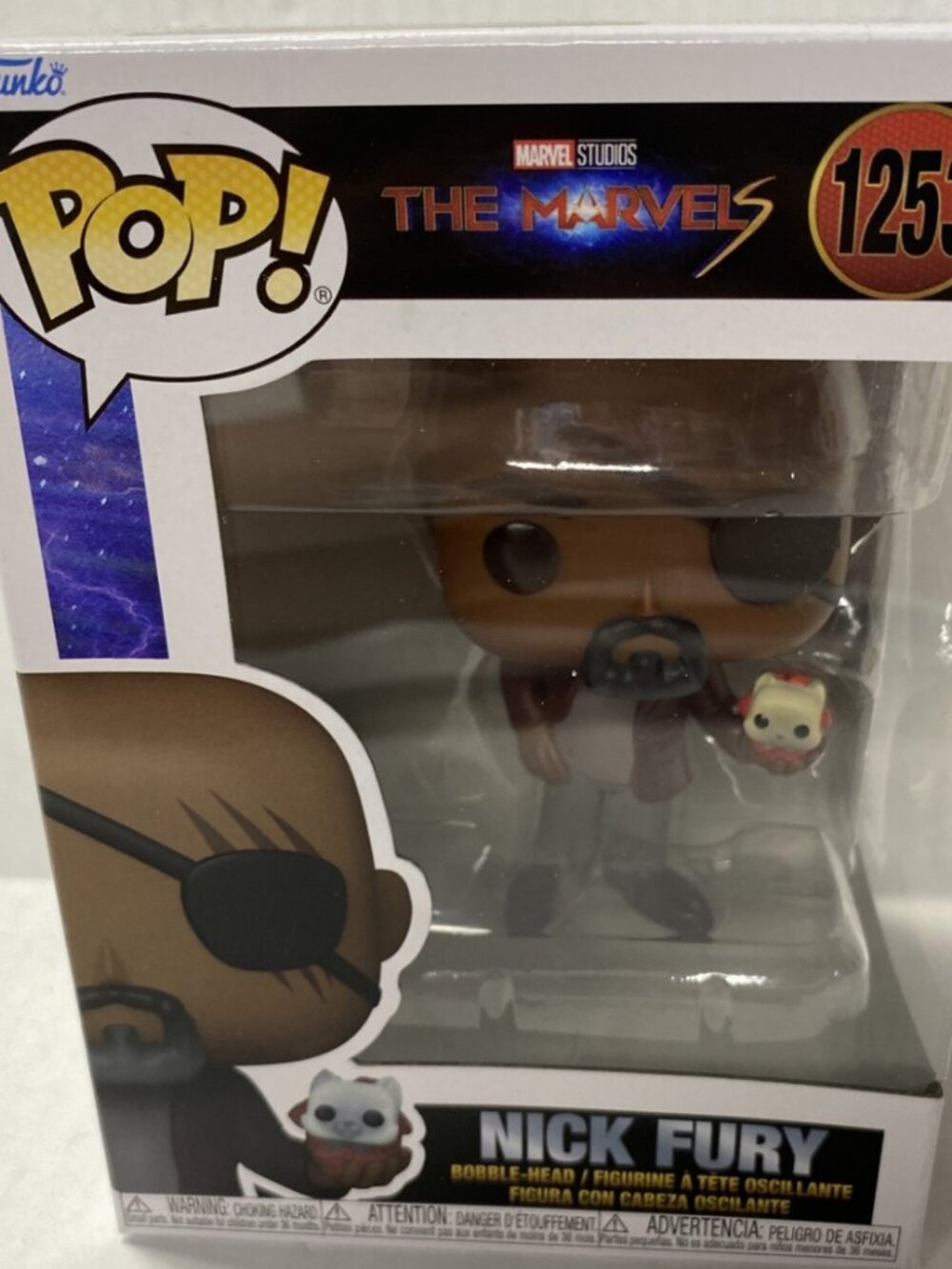 Funko Pop Nick Fury #1253 The Marvels New in Box NIB Collectible Rare HTF Gift